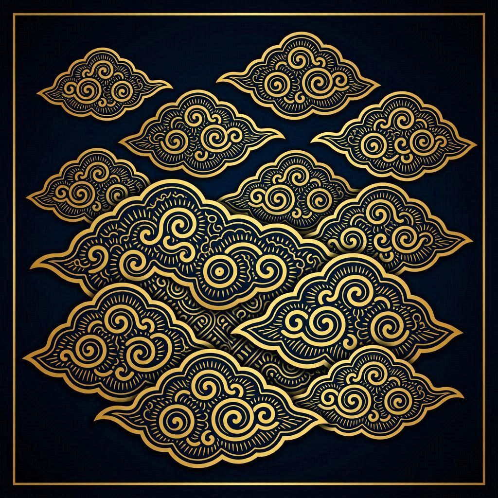 Motif Batik Mega Mendung